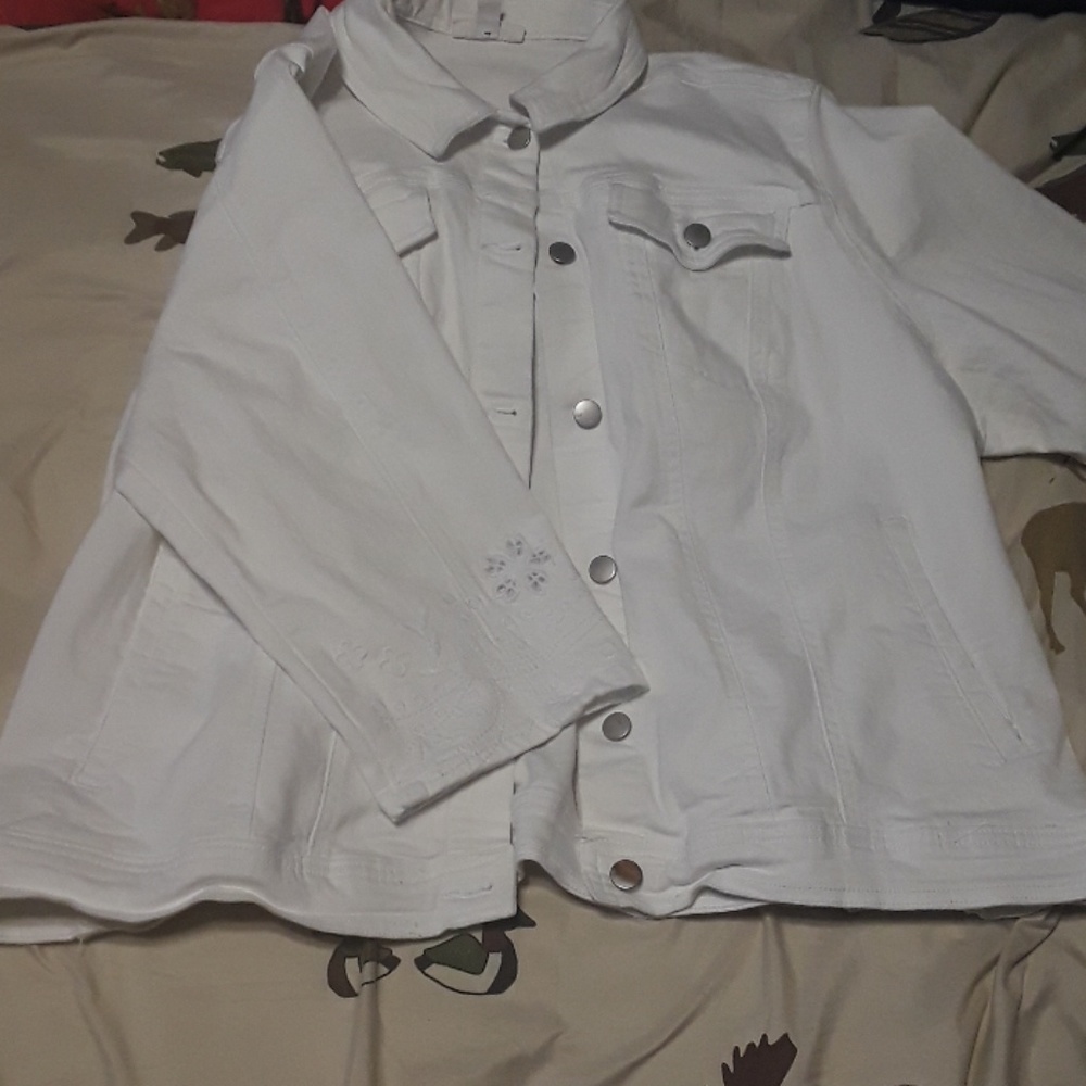 White Jean Jacket
